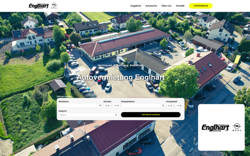Webdesign Rosenheim Referenz Autohaus Englhart